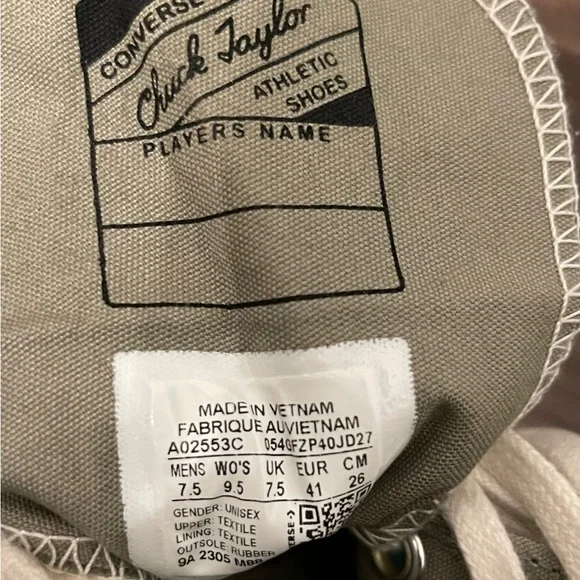 Converse Unisex Chuck 70 Colorblock Sneakers, Light Field Surplus, Green - Picture 8 of 8